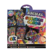 Thumbnail 2 of Moxy Карти за издраскване Животни, 6 броя