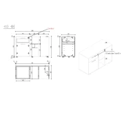 Thumbnail 4 of Шкаф RFG Monaco, 1000 х 400 х 630 mm, ПДЧ, бял