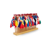 Thumbnail 6 of Nowa Szkola Знамена на Европейските страни, с дървена стойка