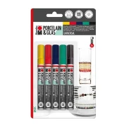 Thumbnail 1 of Marabu Маркер за порцелан, 5 броя