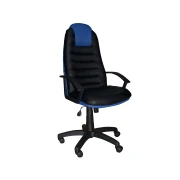 Thumbnail 2 of Геймърски стол Tunis, екокожа, Tilt механизъм, полиамидна основа, до 120 kg, черно-син