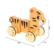 Thumbnail 8 of Small Foot Тигър Сафари, за дърпане, дървен