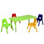 Thumbnail 2 of Ученическа маса RFG Fresh, с регулируема височина, от 3 до 8 години, 1200 х 600 х 370-620 mm, MDF, червена