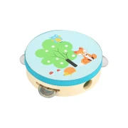 Thumbnail 3 of Small Foot Дайре, с мотив лисица, дървено