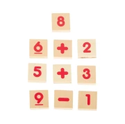 Thumbnail 11 of Small Foot Комплект математика, с цифри и пръчки, дървени, в кутия