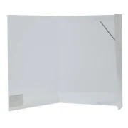 Thumbnail 2 of Office 1 Папка, PP, с ластик, бяла