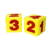 Thumbnail 2 of Learning Resources Зарчета от пяна, с числа, големи, 2 броя