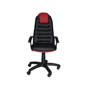 Thumbnail 3 of Геймърски стол Tunis, екокожа, Tilt механизъм, полиамидна основа, до 120 kg, черно-червен