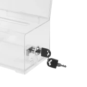 Thumbnail 3 of KEJEA Урна, с ключалка, пластмасова, прозрачна