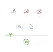 Thumbnail 5 of Изтривалка Olivo Millepunte, гумена, 40 х 70 cm