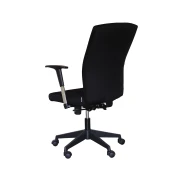 Thumbnail 2 of Офис стол HZR 02 101, екокожа, до 120 kg, черен, сглобена мостра