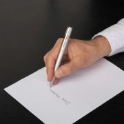 Thumbnail 2 of Hugo Boss Химикалка Gear Pinstripe, в кутия, сребристо-златиста