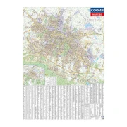 Thumbnail 1 of DataMap Стенна карта на София, 100 x 140 cm, ламинирана, мащаб 1:20 000