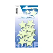 Thumbnail 2 of Herma Самозалепващи се етикети Звезда, светещи в тъмно, 12 броя