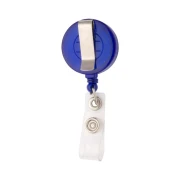 Thumbnail 2 of Cool Ретрактор Slope, ролетен държач за бадж, с клипс, кръгъл, прозрачно-син