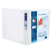 Thumbnail 4 of Exacompta Папка Kreacover, А4, с 4 ринга, 3 джоба, 47 mm, бяла