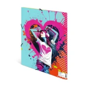 Thumbnail 2 of Herma Папка Music Girl, картонена, с ластик, A4, музикално момиче