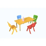 Thumbnail 3 of Детски стол RFG Chico, пластмасов, с облегалка, 41 х 35 х 62 cm, жълт