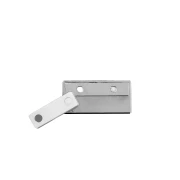 Thumbnail 3 of KEJEA Бадж, с магнит, лазерен акрил, хоризонтален, 70 х 34 mm, сребрист