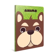 Thumbnail 5 of Gipta Тетрадка Анимо, А4, бяла хартия, малки квадратчета, картонена корица, 60 листа