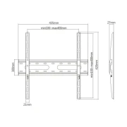 Thumbnail 2 of Стойка за телевизор Lumi, 32'' - 55'', до 45 kg