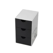 Thumbnail 1 of Sworld Органайзер за бюро, с 3 чекмеджета, черен