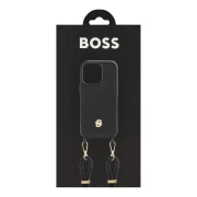 Thumbnail 3 of Hugo Boss Калъф за телефон, за iPhone 16 Pro, с връзка, черно-златист