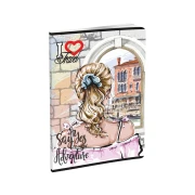 Thumbnail 9 of Тетрадка, A5, широки редове, офсетова хартия, мека корица, 60 листа, дизайни за момиче