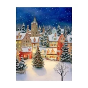 Thumbnail 1 of Картичка с коледен дизайн, 11 х 15 cm, с лак и плик, дизайн 1