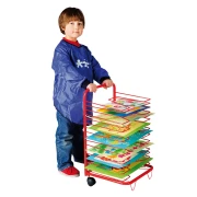 Thumbnail 2 of Nowa Szkola Рафт за изсушаване на картини, подвижен, 17 нива