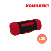 Thumbnail 2 of Arctica Одеяло, поларено, с калъф, червено, с включен цветен печат, 20 броя