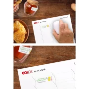 Thumbnail 5 of Самозалепващи се етикети Colop E-Mark, 48 х 18 mm, заоблени ъгли, 10 листа