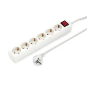 Thumbnail 1 of Разклонител, 6 гнезда, 3 m кабел, с ключ