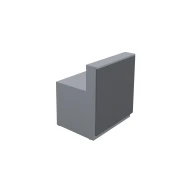 Thumbnail 2 of Прав модул за рецепция RFG Point, външен, десен, 100 х 80 х 112.50 cm, ПДЧ