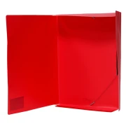 Thumbnail 4 of Office 1 Папка, PP, с ластик, червена