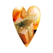 Thumbnail 1 of Gespaensterwald Картичка-таг Подарък, във формата на сърце