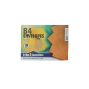 Thumbnail 4 of Top Office Плик, B4, 250 x 353 mm, хартиен, с разширение, със самозалепваща лента, кафяв, 250 броя