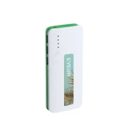 Thumbnail 2 of Cool Мобилна батерия Kaprin, с 3 USB порта, 10 000 mAh, бяло и зелено