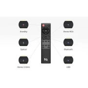 Thumbnail 3 of Саундбар IQ Sound SA200, 80 W, до 10 метра, черен