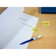 Thumbnail 2 of Top Office Самозалепващи се индекси Sign Here, 45 x 25 mm, жълти, 50 броя