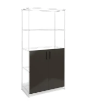 Thumbnail 2 of Врата RFG RV3 Chicago S5, 380 х 18 х 760 mm, ПДЧ 18 mm, тъмносива, 2 броя в комплект