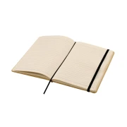 Thumbnail 2 of Office 1 Тефтер Berlin, А5, с ластик, рециклиран, 80 листа, черен