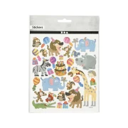Thumbnail 2 of Creativ Company Стикери, парти с животни, 1 лист, 28 броя