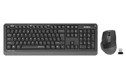 Thumbnail 4 of Комплект A4Tech - клавиатура и мишка Fstyler FGS1035Q, 2.4 GHz, Nano USB, 6 бутона на мишката, AAA, сиви