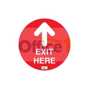 Thumbnail 1 of Стикер за под Exit Here, 30 х 30 cm
