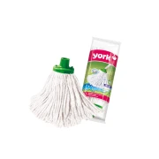 Thumbnail 1 of Парцал за под York, памучен, въже, 140 g, без дръжка, с конусовидна резба