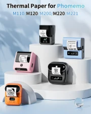 Thumbnail 4 of Phomemo Етикети за термопринтер XP4060, на ролка, бели, 4 х 6 cm, 130 етикета