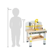Thumbnail 4 of Small Foot Работна маса с инструменти, детска, дървена