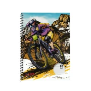 Thumbnail 13 of Тетрадка, A5, широки редове, офсетова хартия, спирала, 80 листа