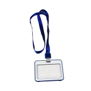 Thumbnail 1 of KEJEA Бадж, с лента, двулицев, хоризонтален, 85 х 54 mm, син